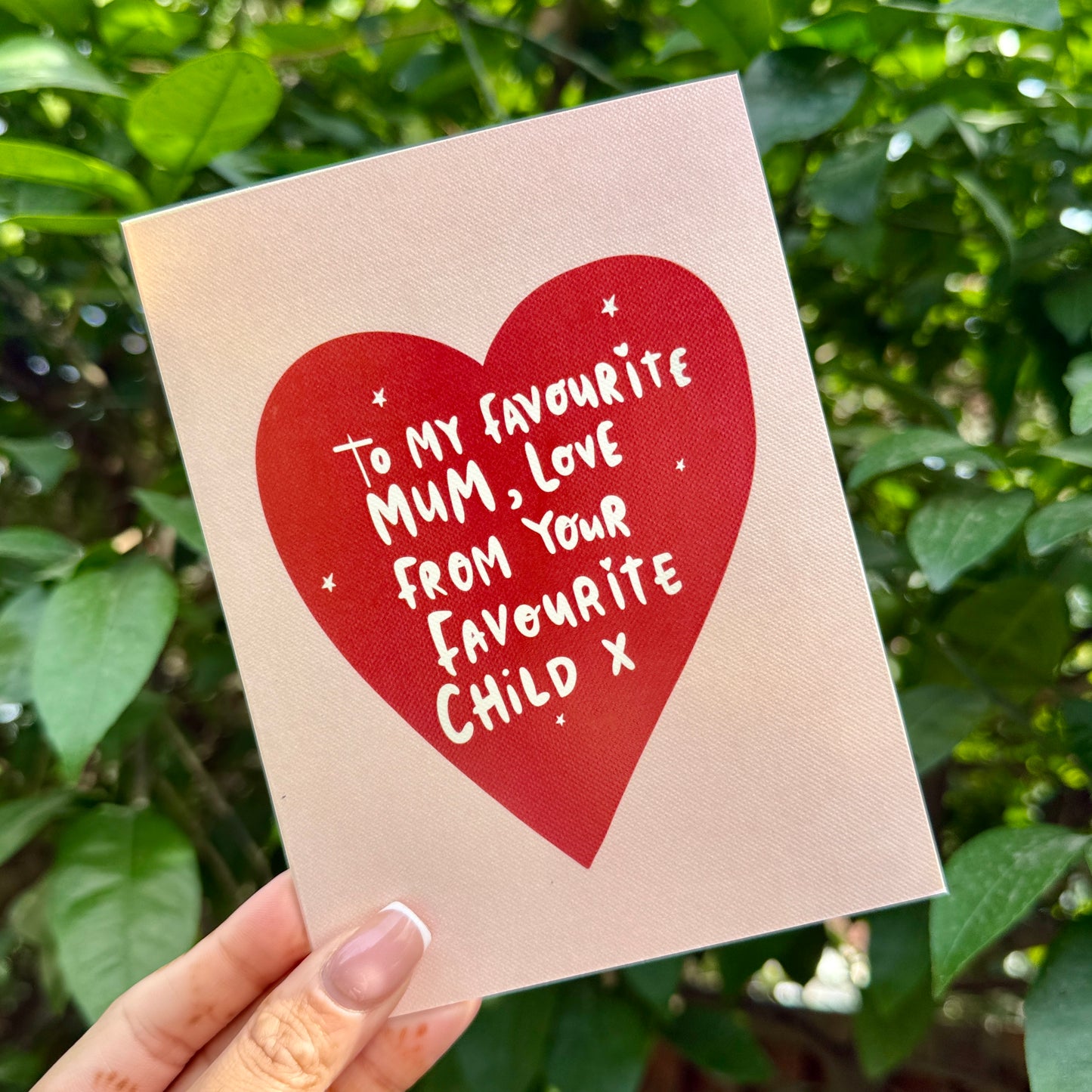 To My Fav Mum Card