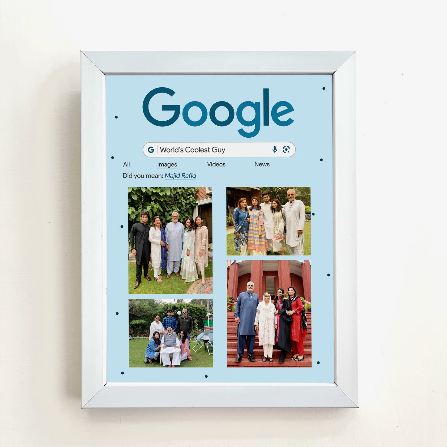 Google Frame - Customisable