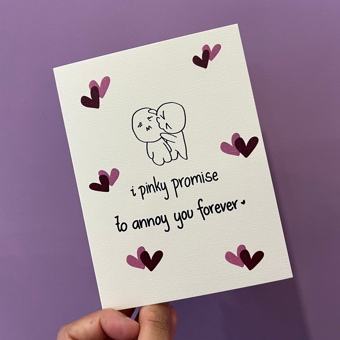 Pinky Promise Card 💜