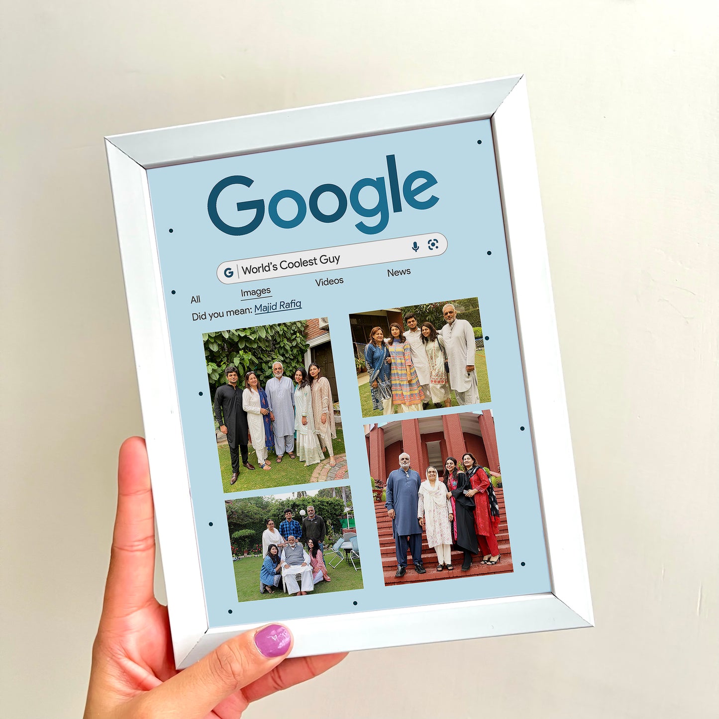 Google Frame - Customisable