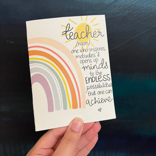 Teacher Defination Card