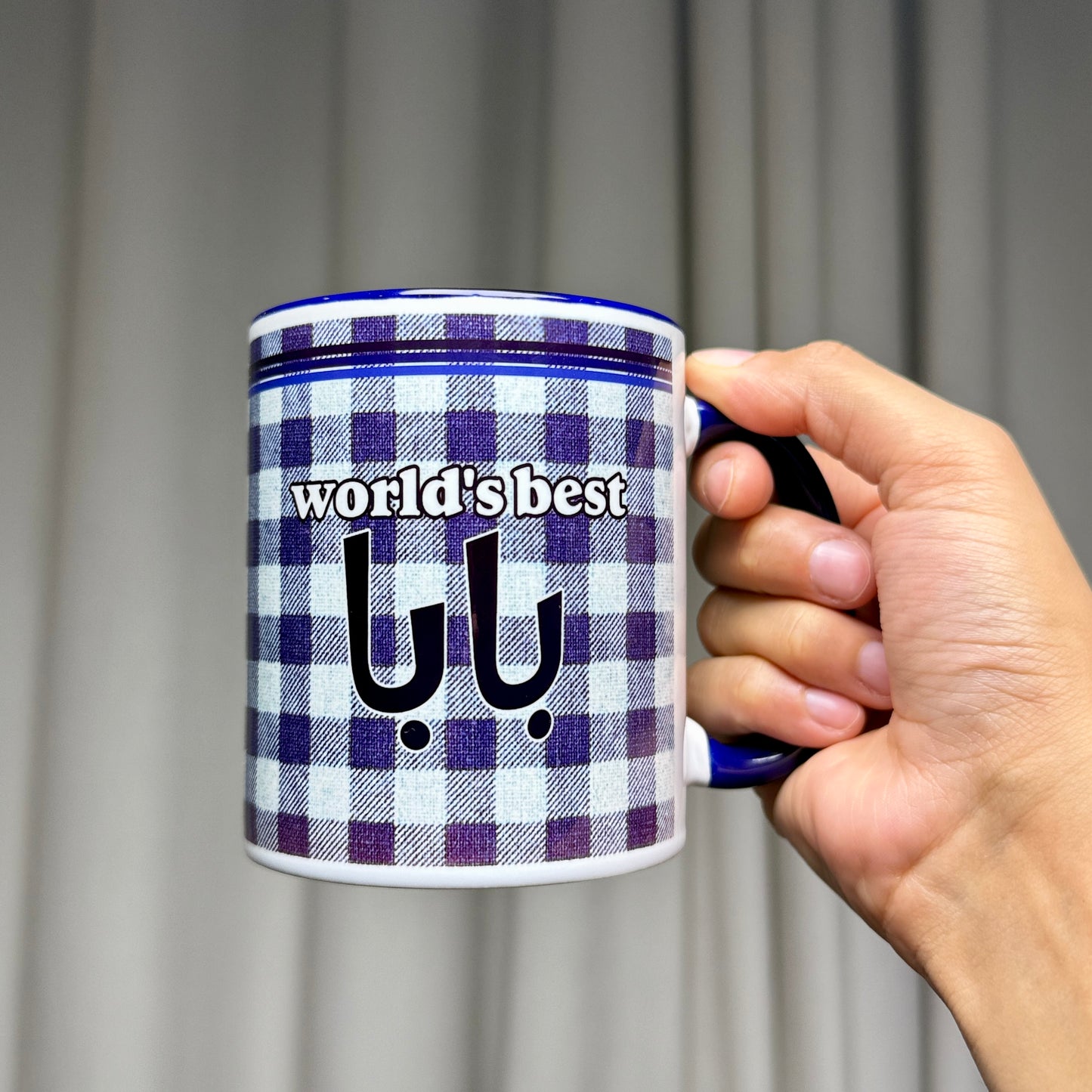 Checkered Baba Mug (LAHORE ONLY)