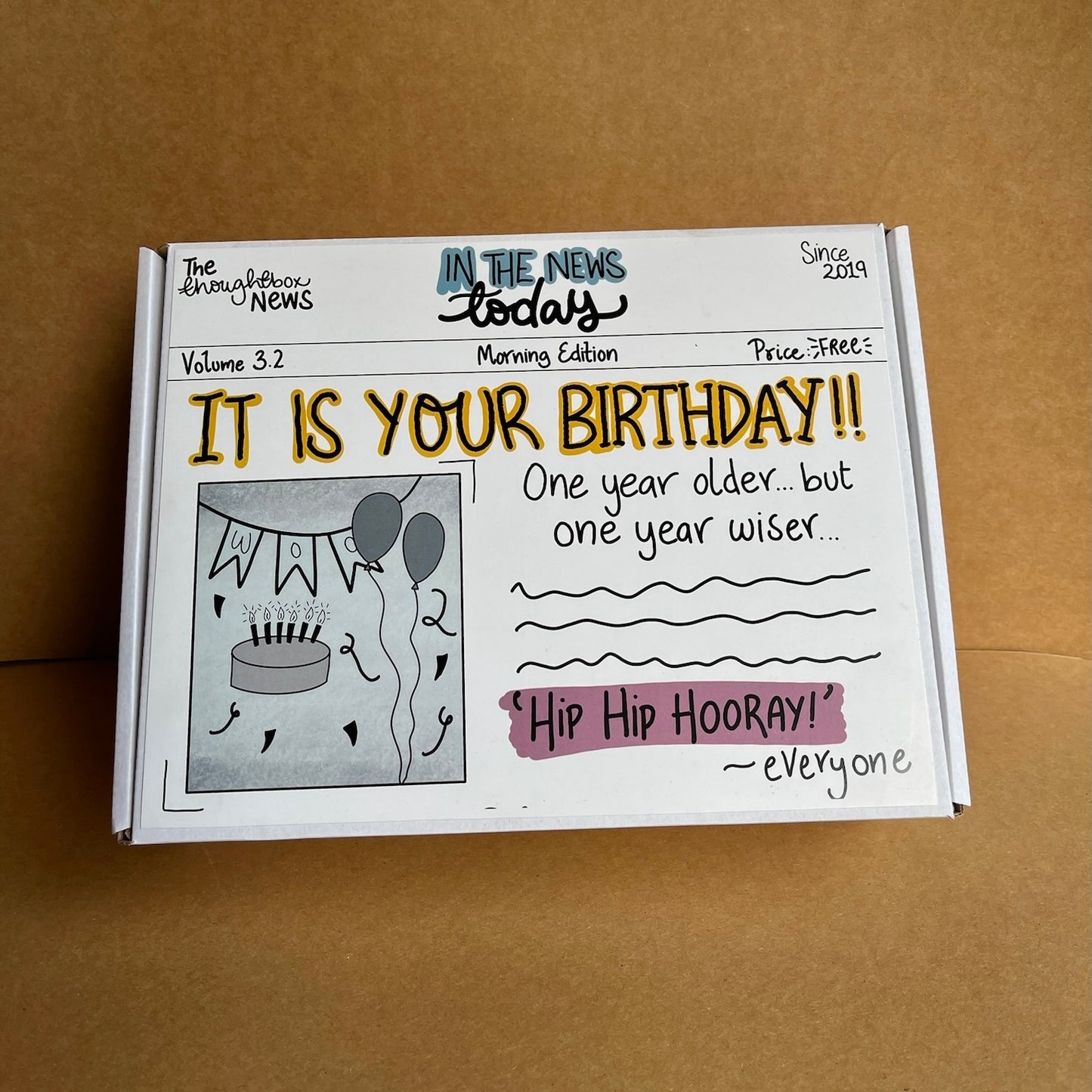 Customisable Birthday Box Full Package 🗞️