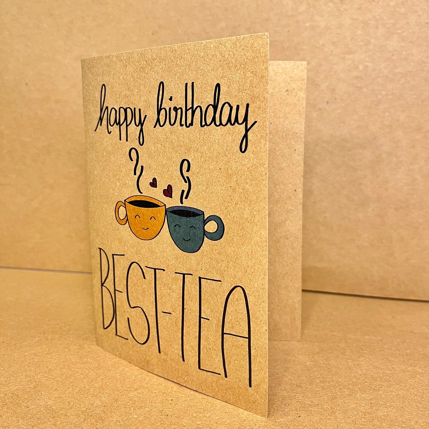 “Happy Birthday Best-Tea” Card