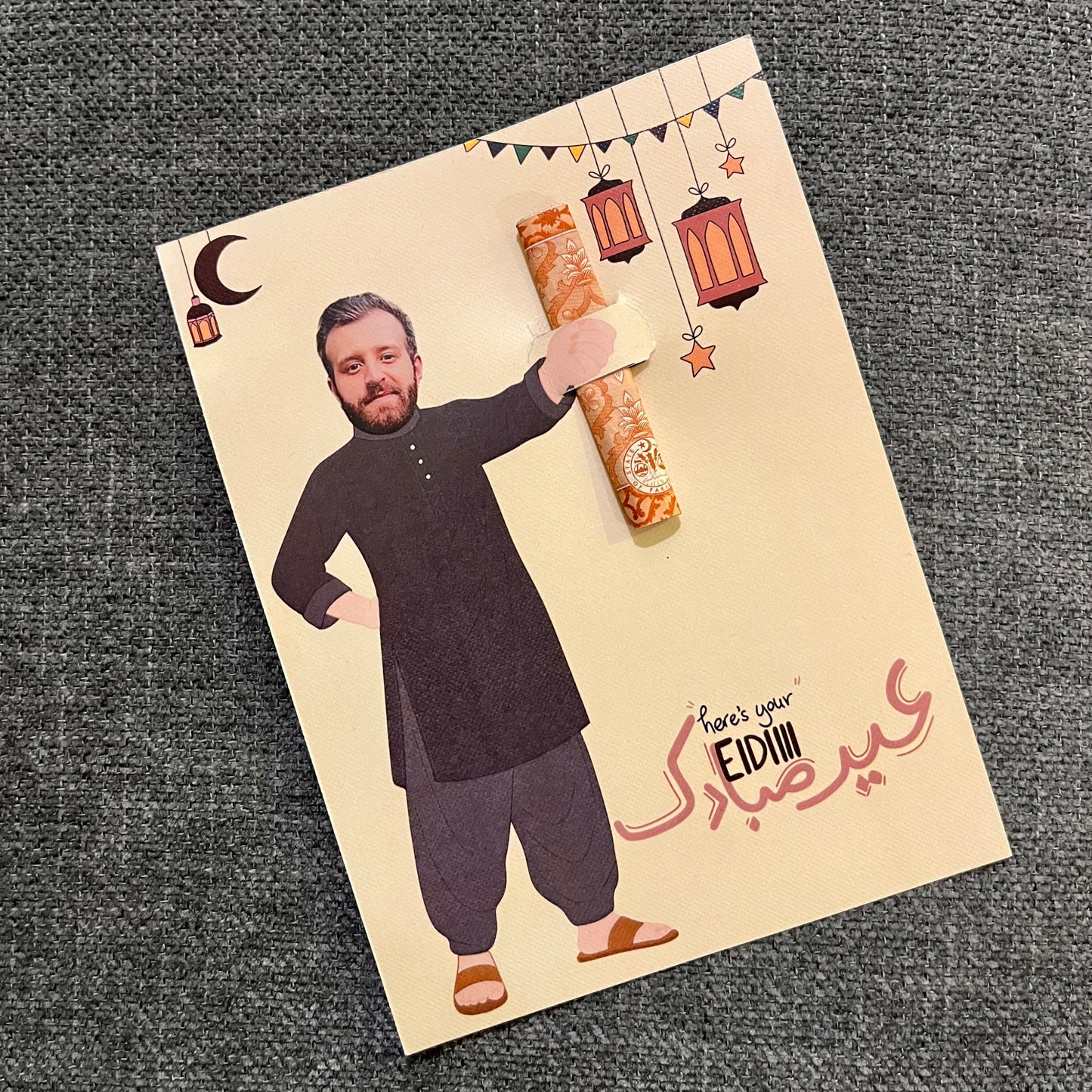 Customisable Eidi Card (Male)
