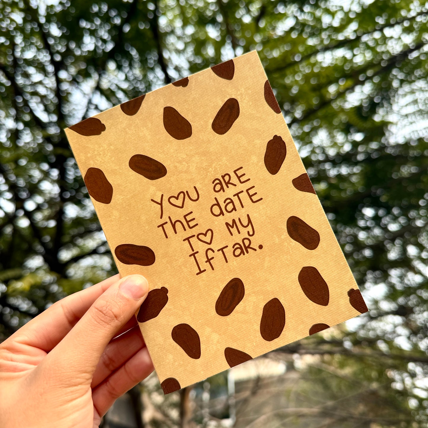 Date to my Iftar Card