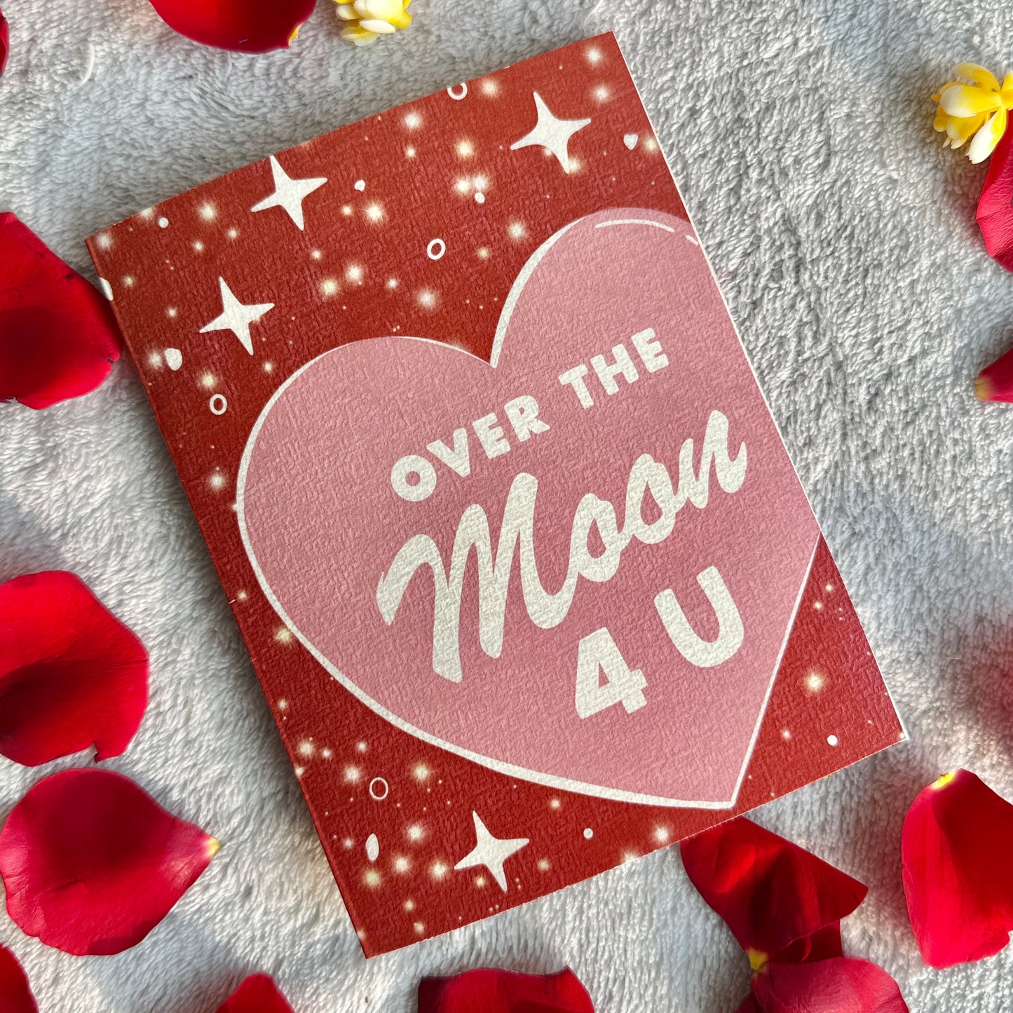 Over The Moon Card