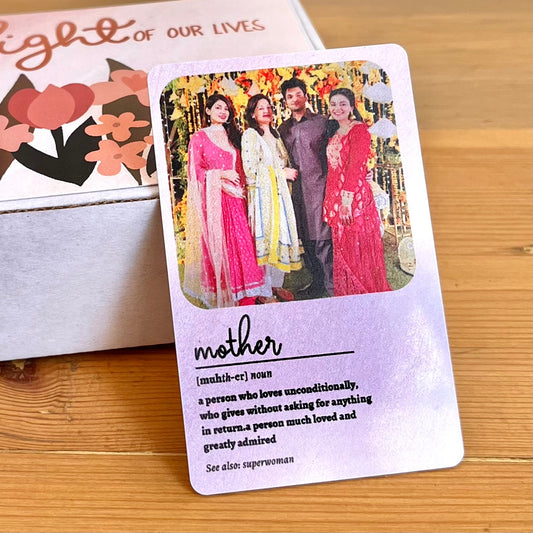 Mother Text Wallet Card (NEW) 🤍