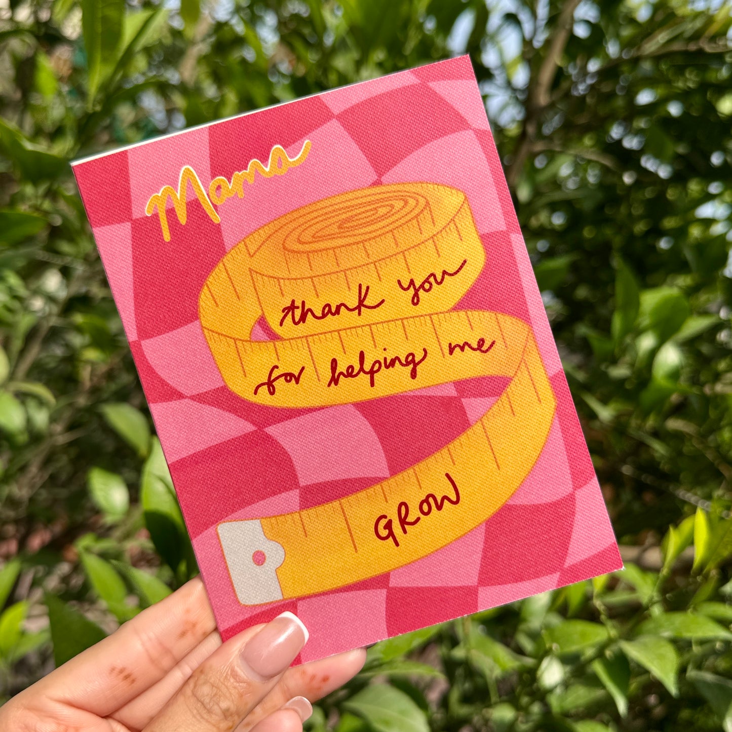 Helping Me Grow Card