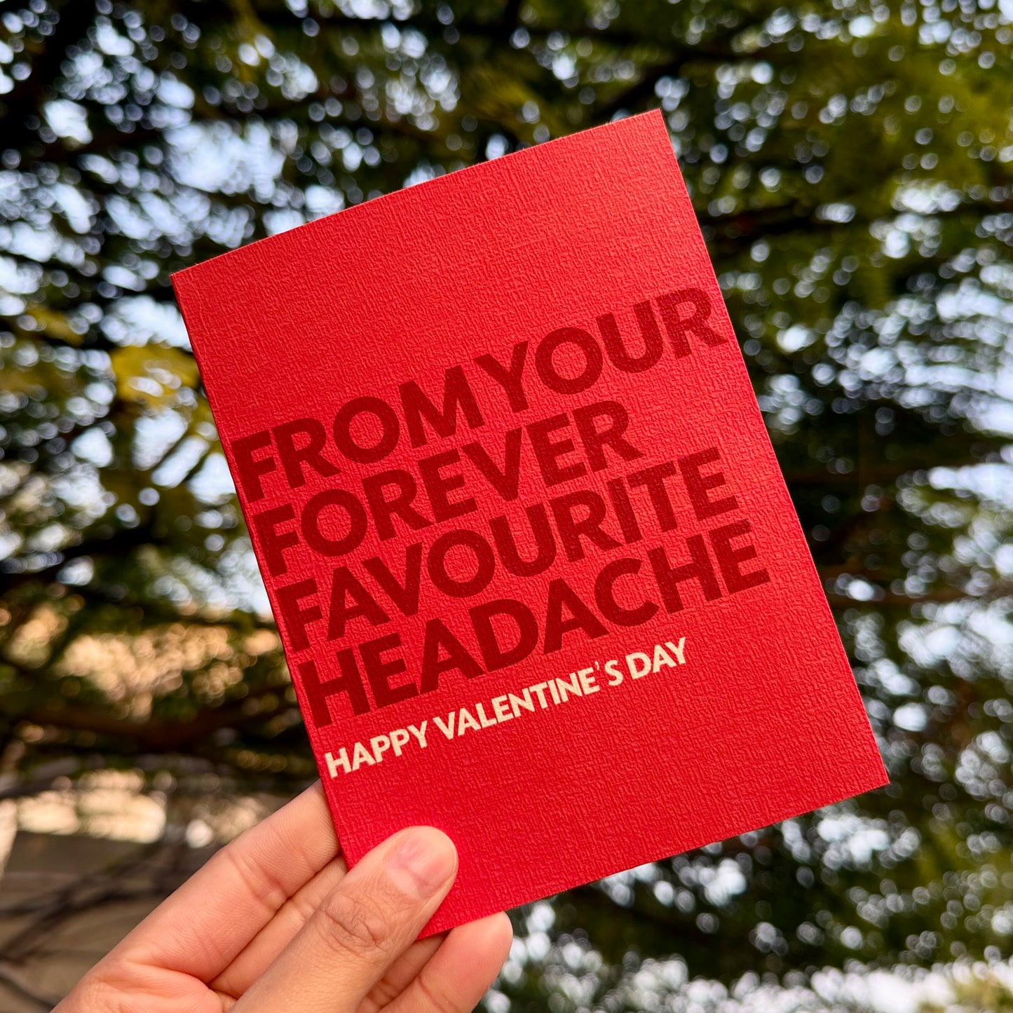 Favourite Headache Card