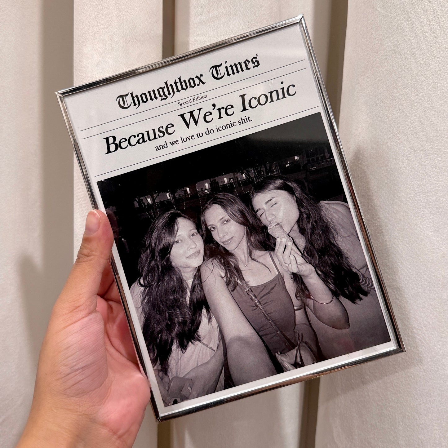 We Are Iconic Frame (Aluminium Plated)