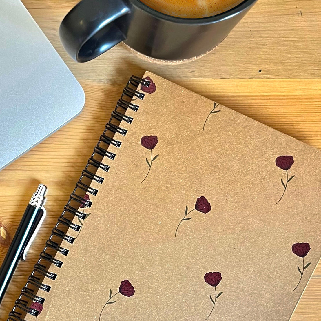 Roses Kraft Journal 🌹