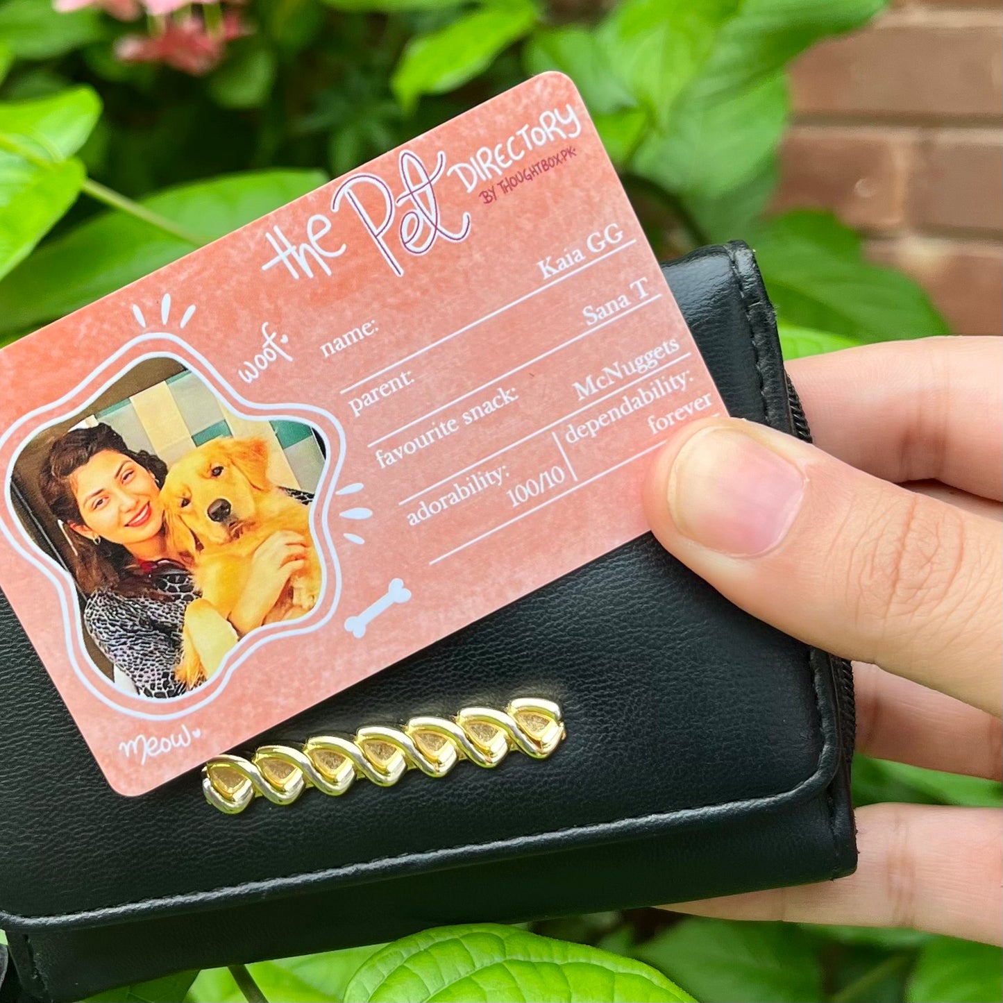 Pet's Wallet Card