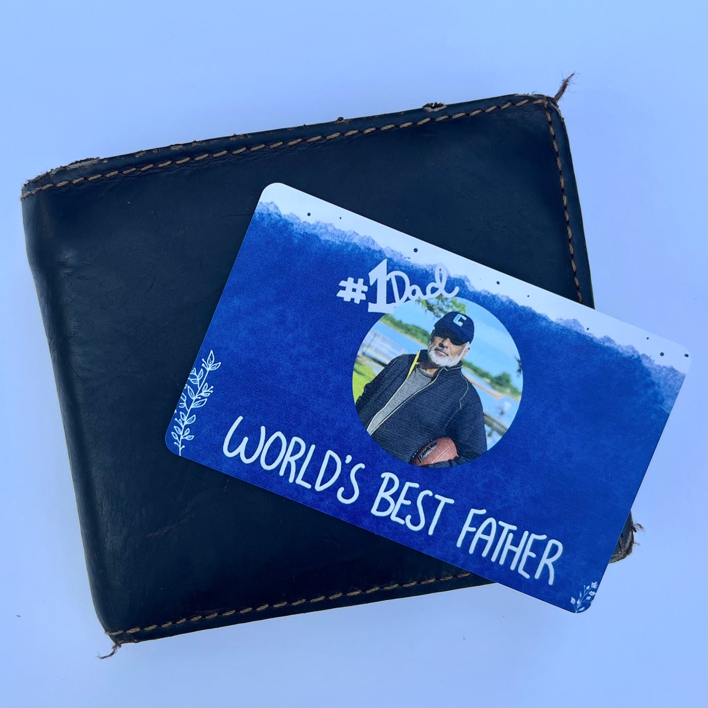 World's Best Father Wallet Card