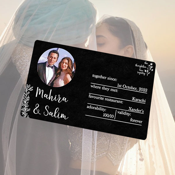 Relationship ID Card (15% OFF)