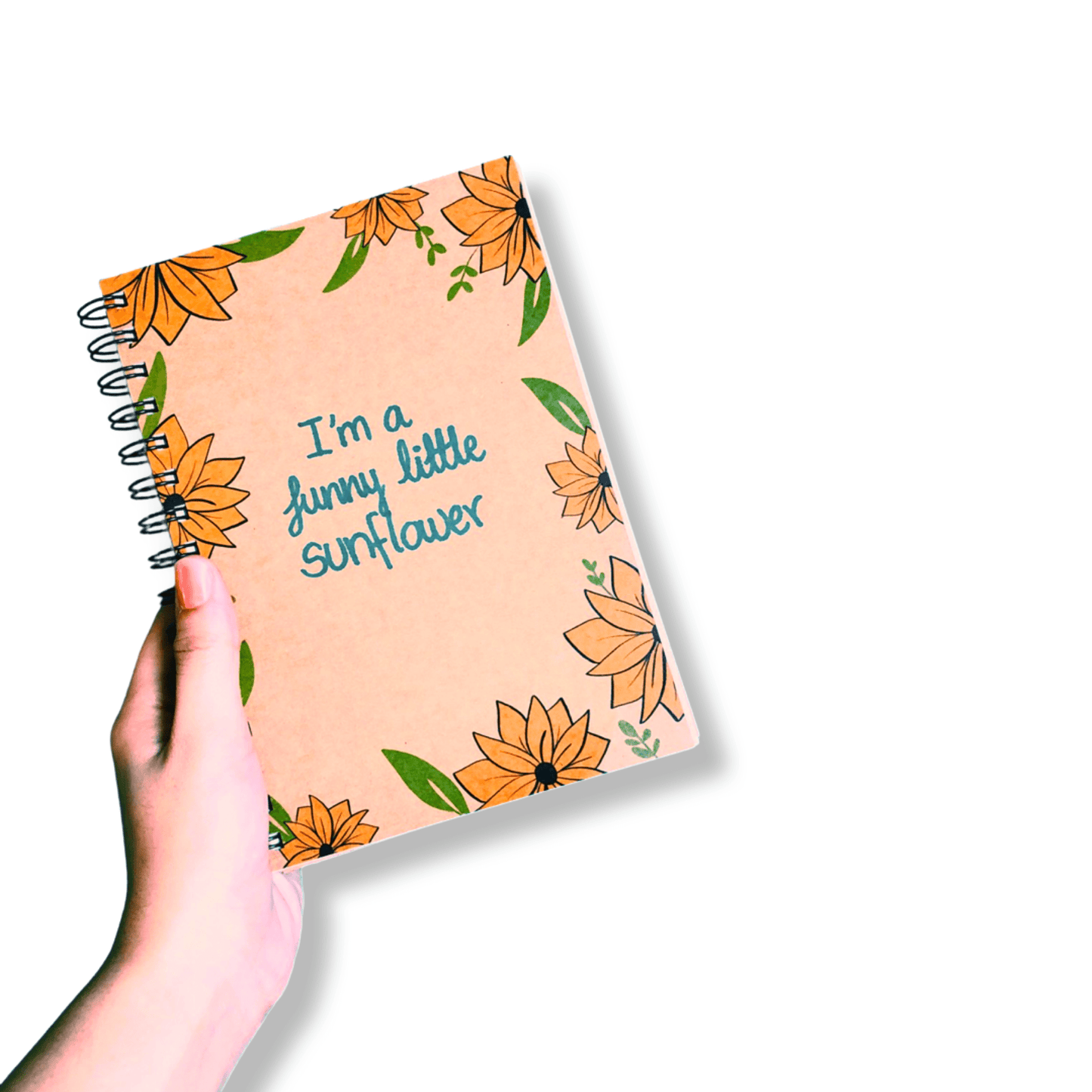 "Funny Sunflower" A5 Journal