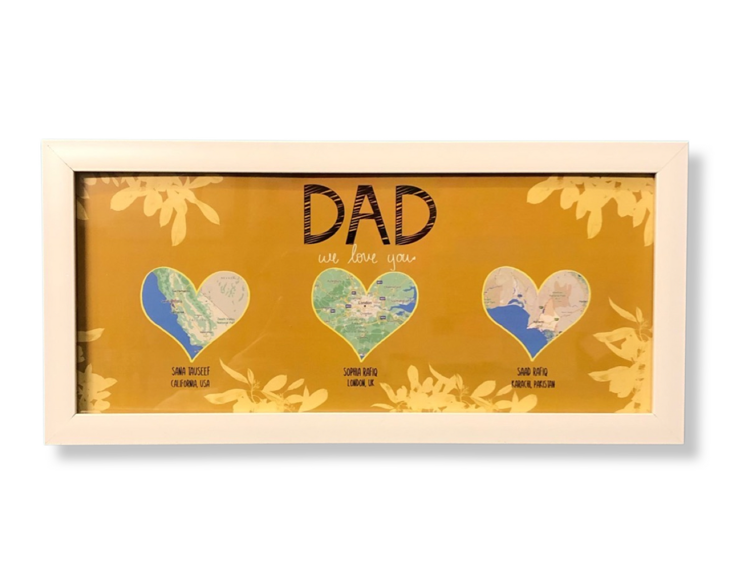 Kids World Map Frame