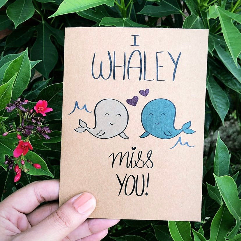 Whaley Miss You Card