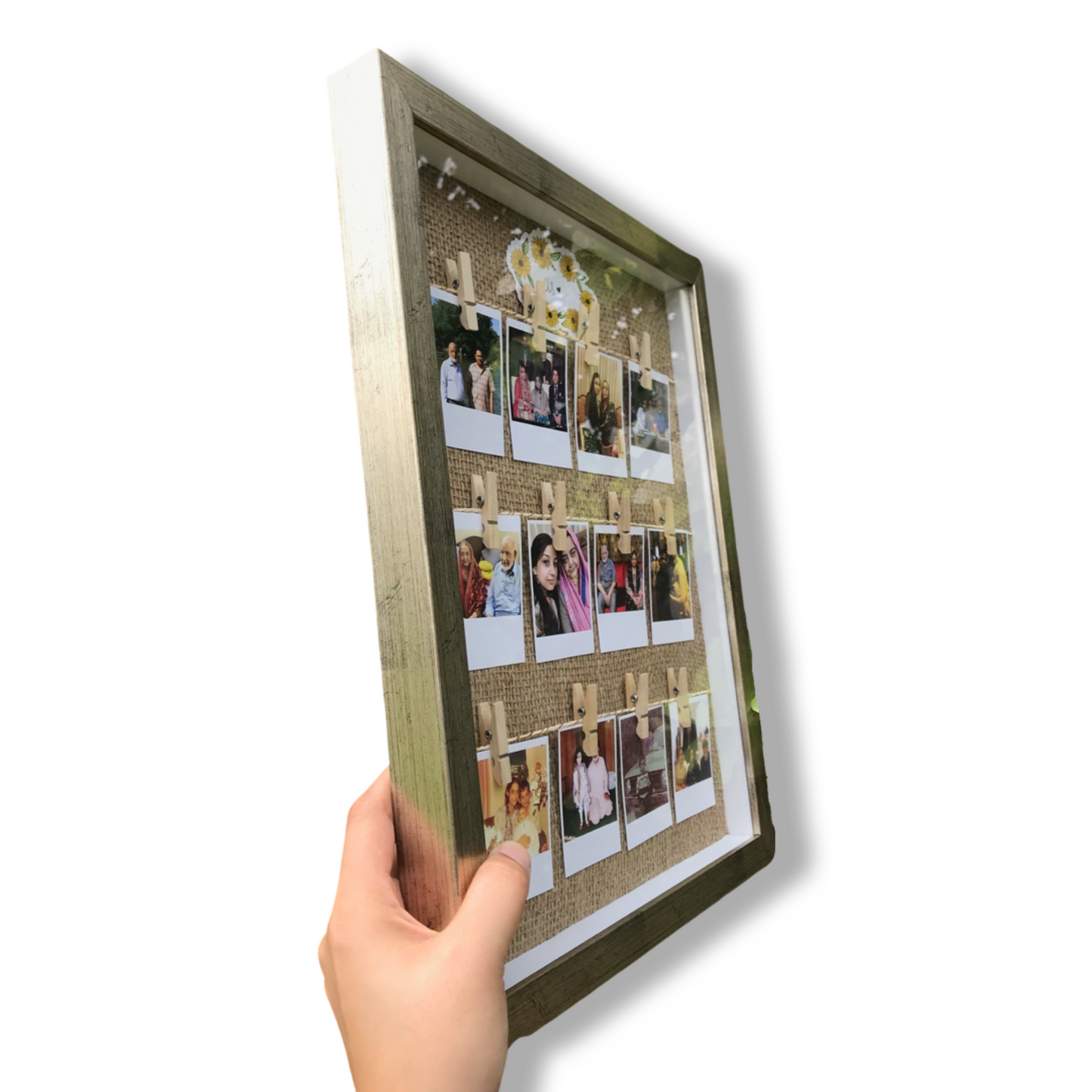 Glassed Polaroid Box Frame (Lahore Only)