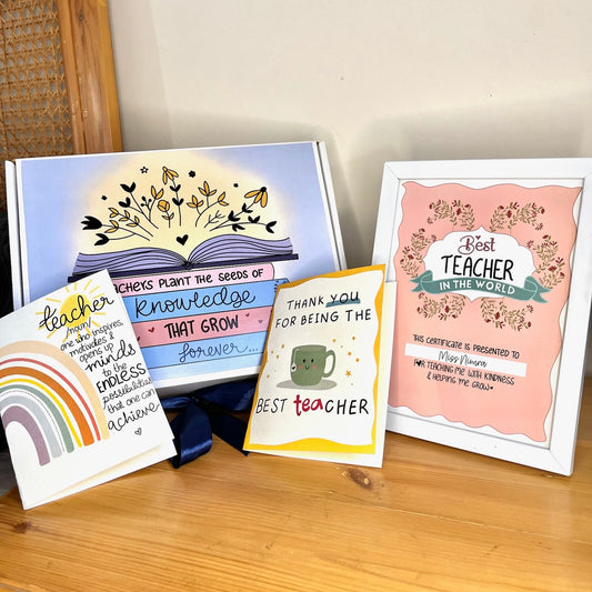 Teacher's Giftbox Deal 1: Box + Frame + 2 Cards