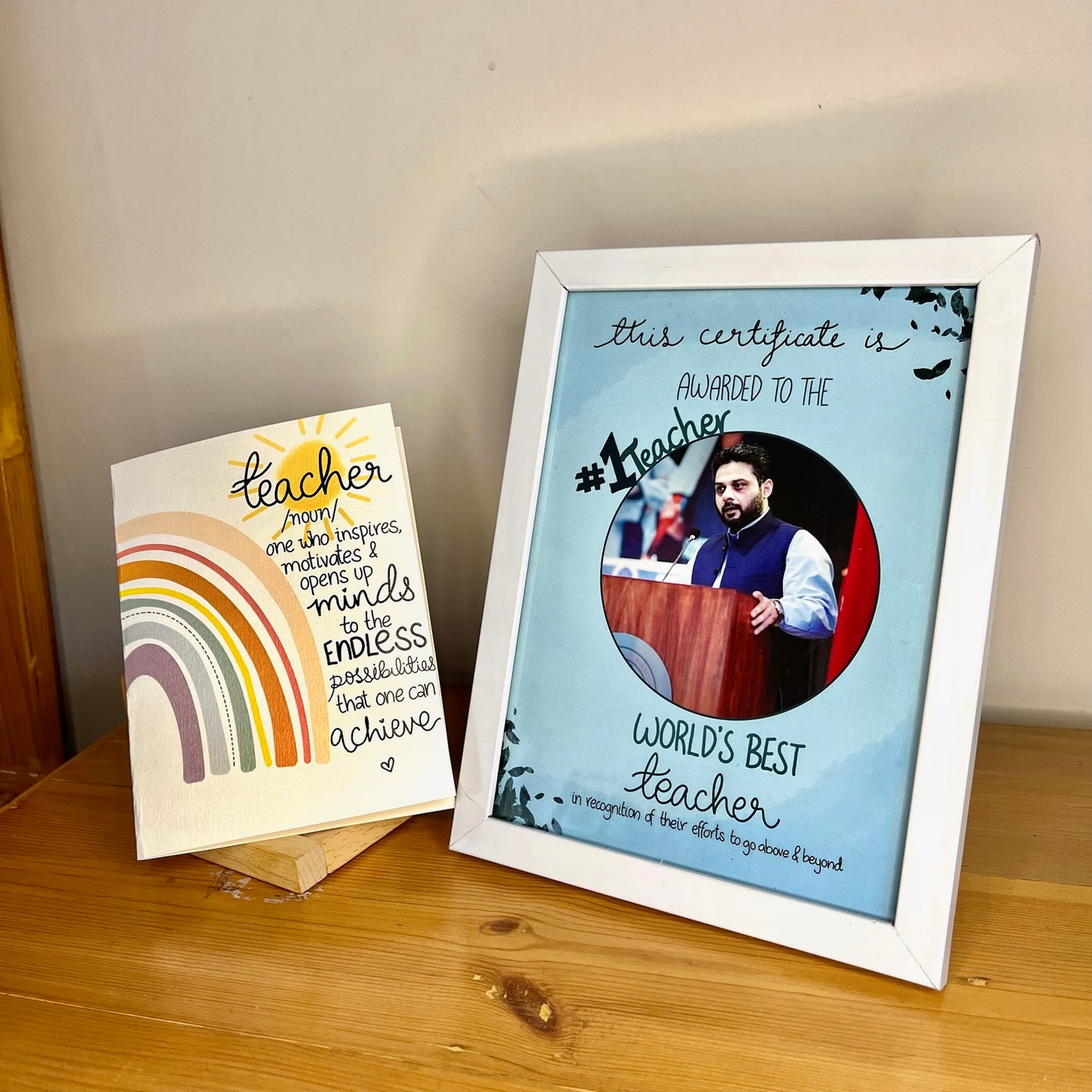 Teacher’s Deal: Frame + Card