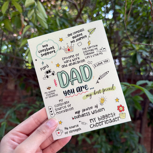 Dad Doodle Card