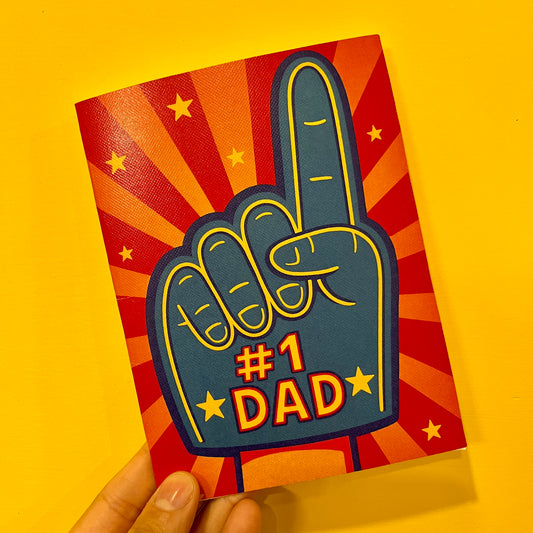 No. 1 Dad Card