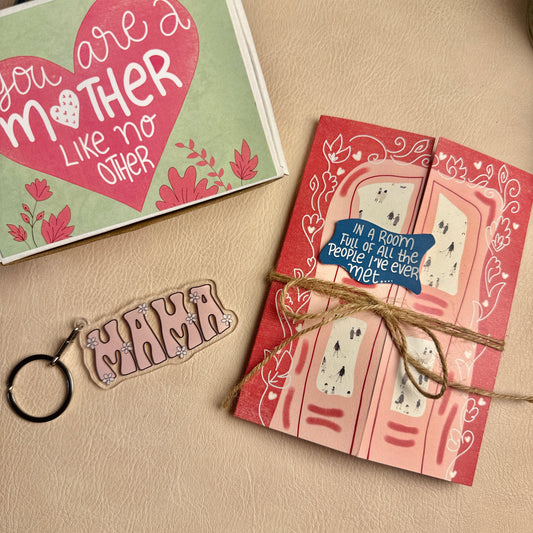 Mom 2026 Deal: Mirror Card + Mama Keychain