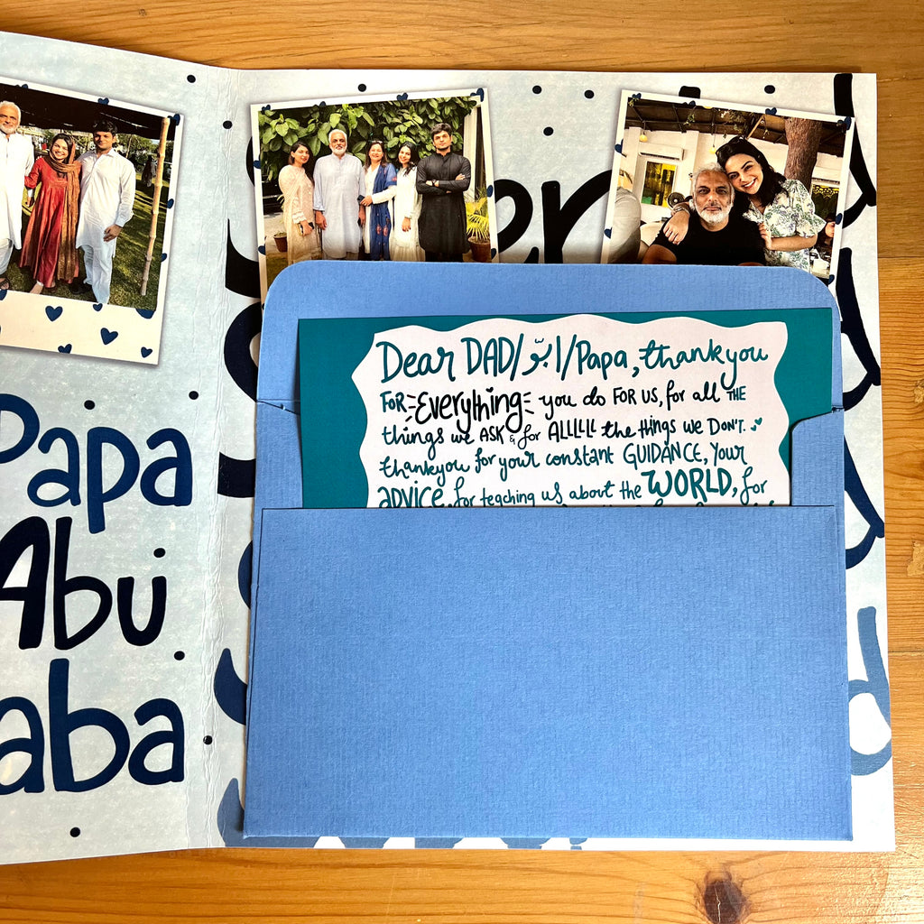 Super Hero Dad Cardlet