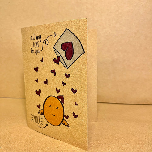 All My Love For You Card