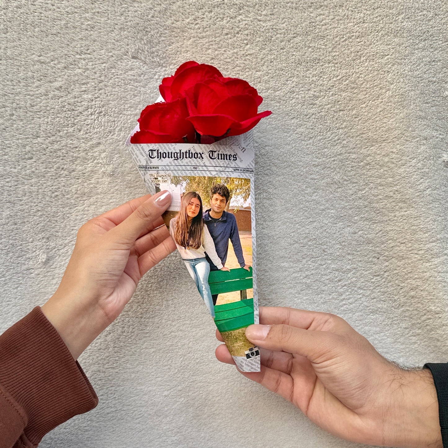 Newspaper Customisable Bouquet 💐