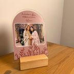 Mom Acrylic Plaque with Wooden Holder