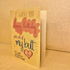 HBD My Butt Card