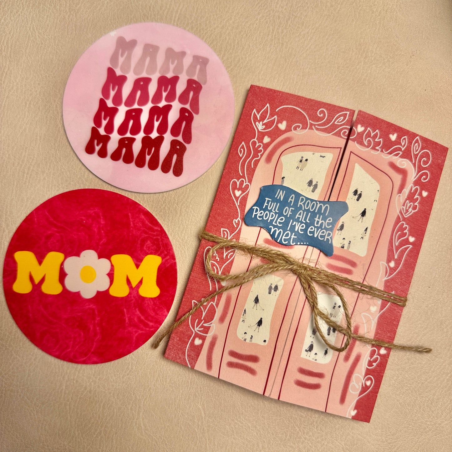 Mom 2026 Deal: Mirror Card + 2 Coasters