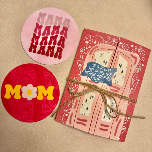Mom 2026 Deal: Mirror Card + 2 Coasters