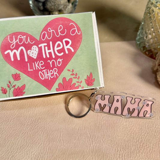 mama keychain 🌸
