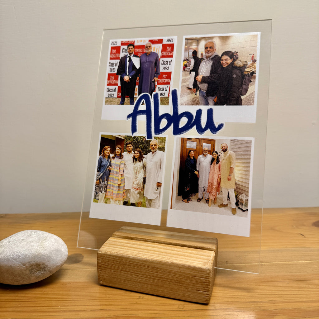 Dad Collage Acrylic Plaque