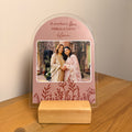 Mom Acrylic Plaque with Wooden Holder