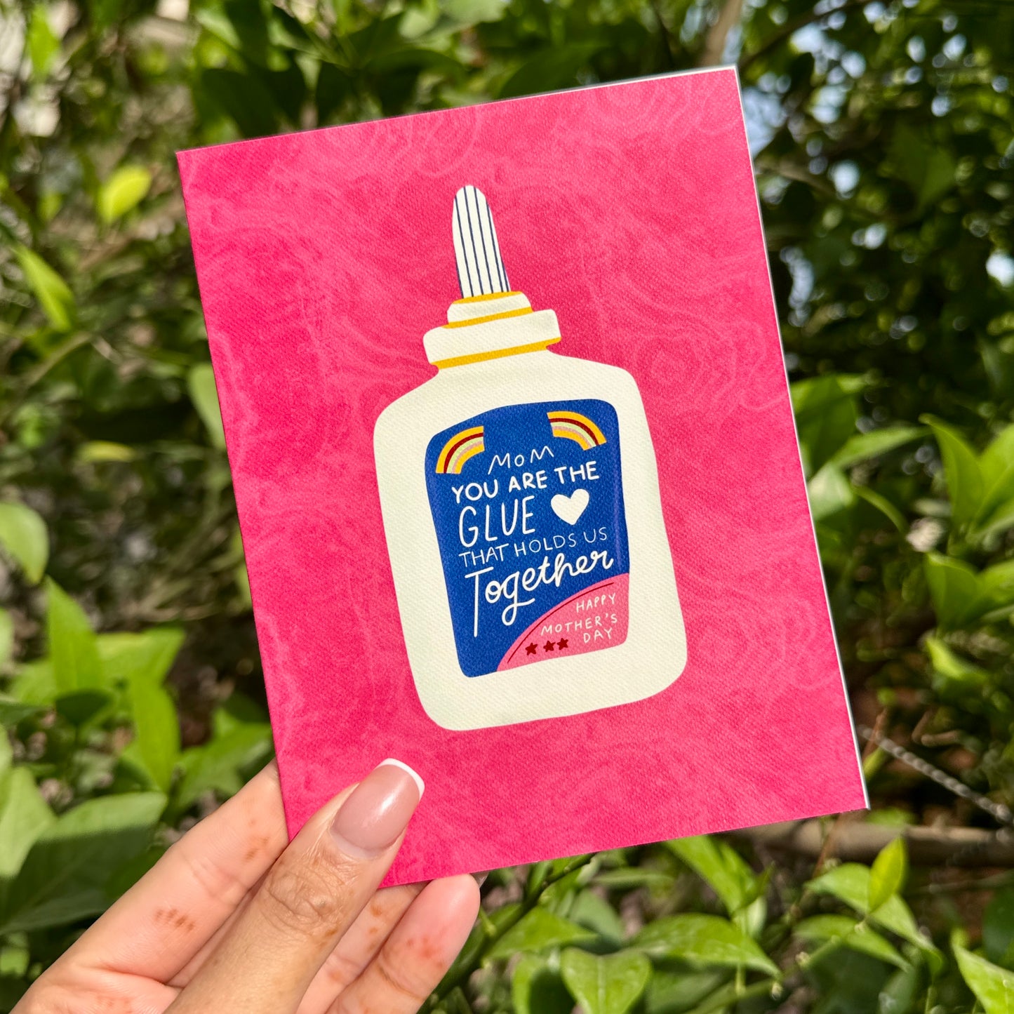 Mom Glue Card