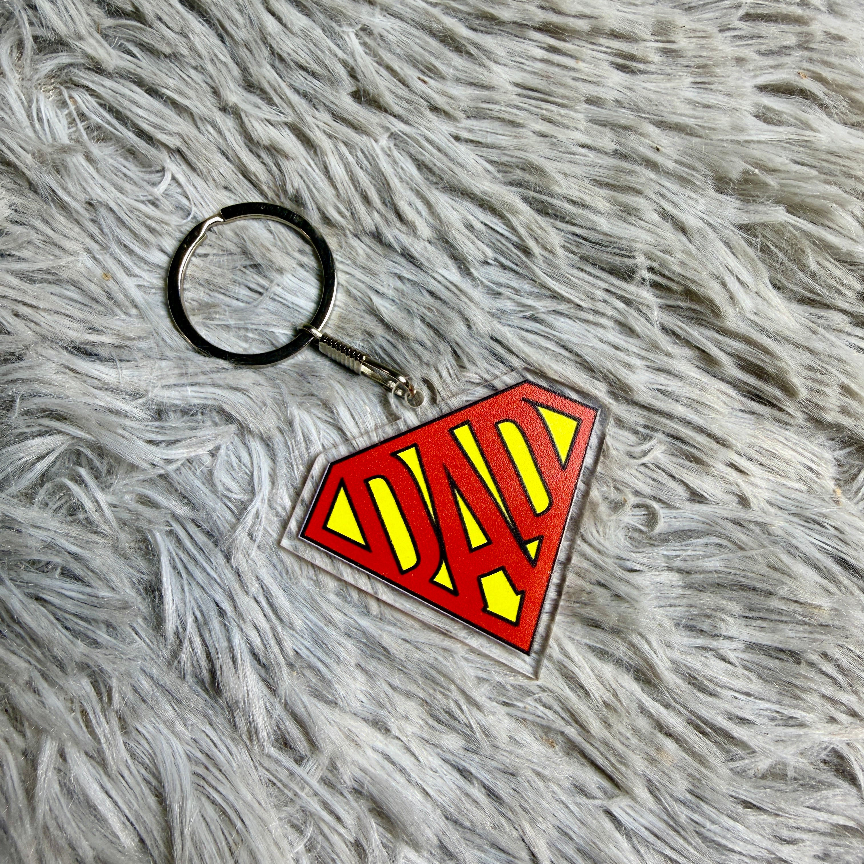 Superdad Keychain