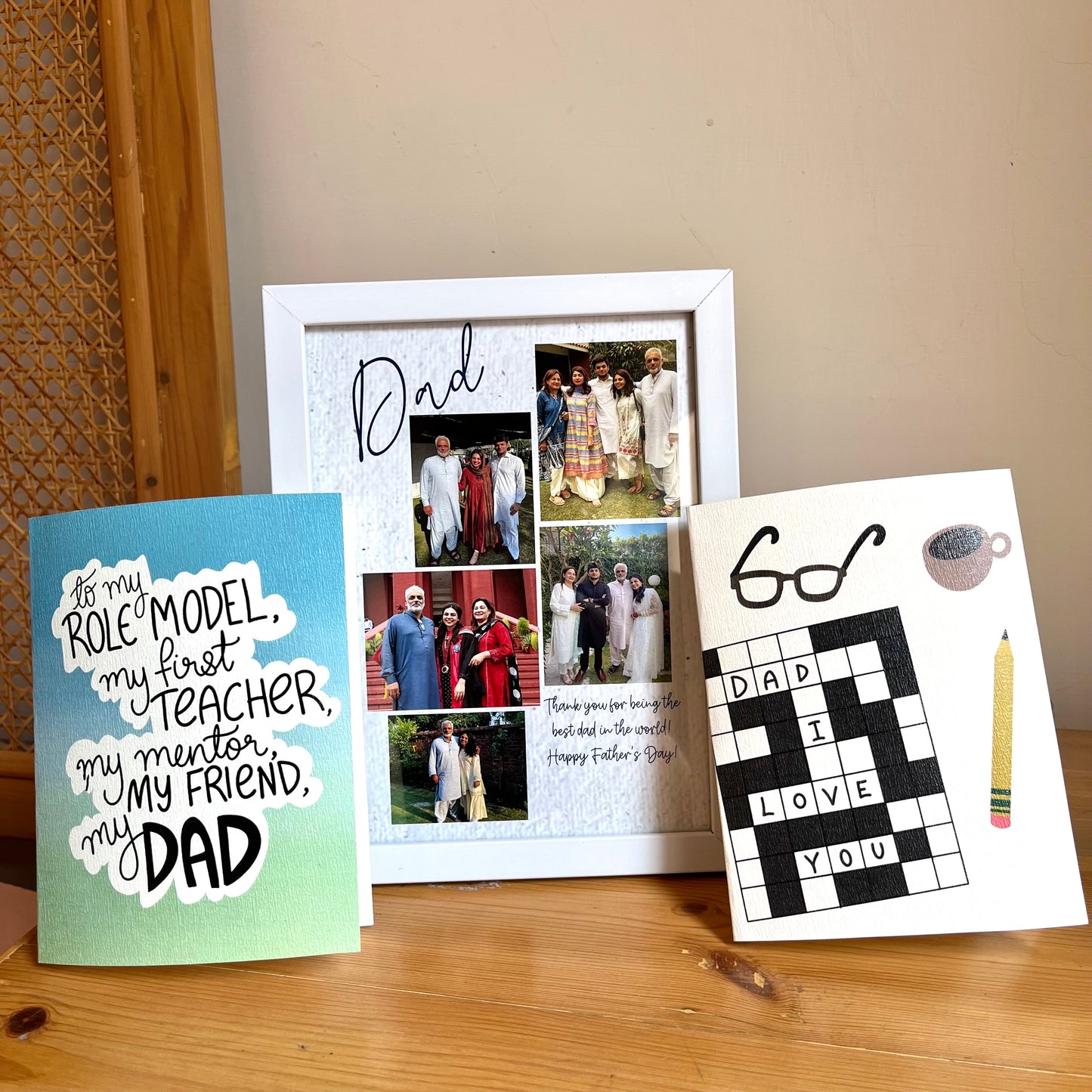 Deal 2: Dad Collage Frame + 2 Cards