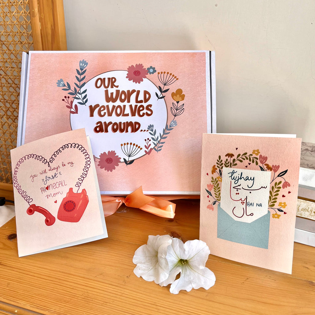 Mom's Deal: Box + 2 Cards  (NEW) 🤍