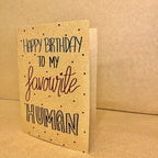 HBD FAV HUMAN Card