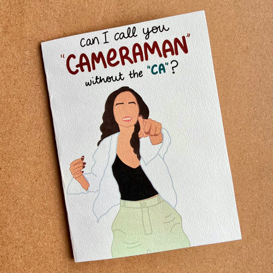 “CAMERAMAN” Card