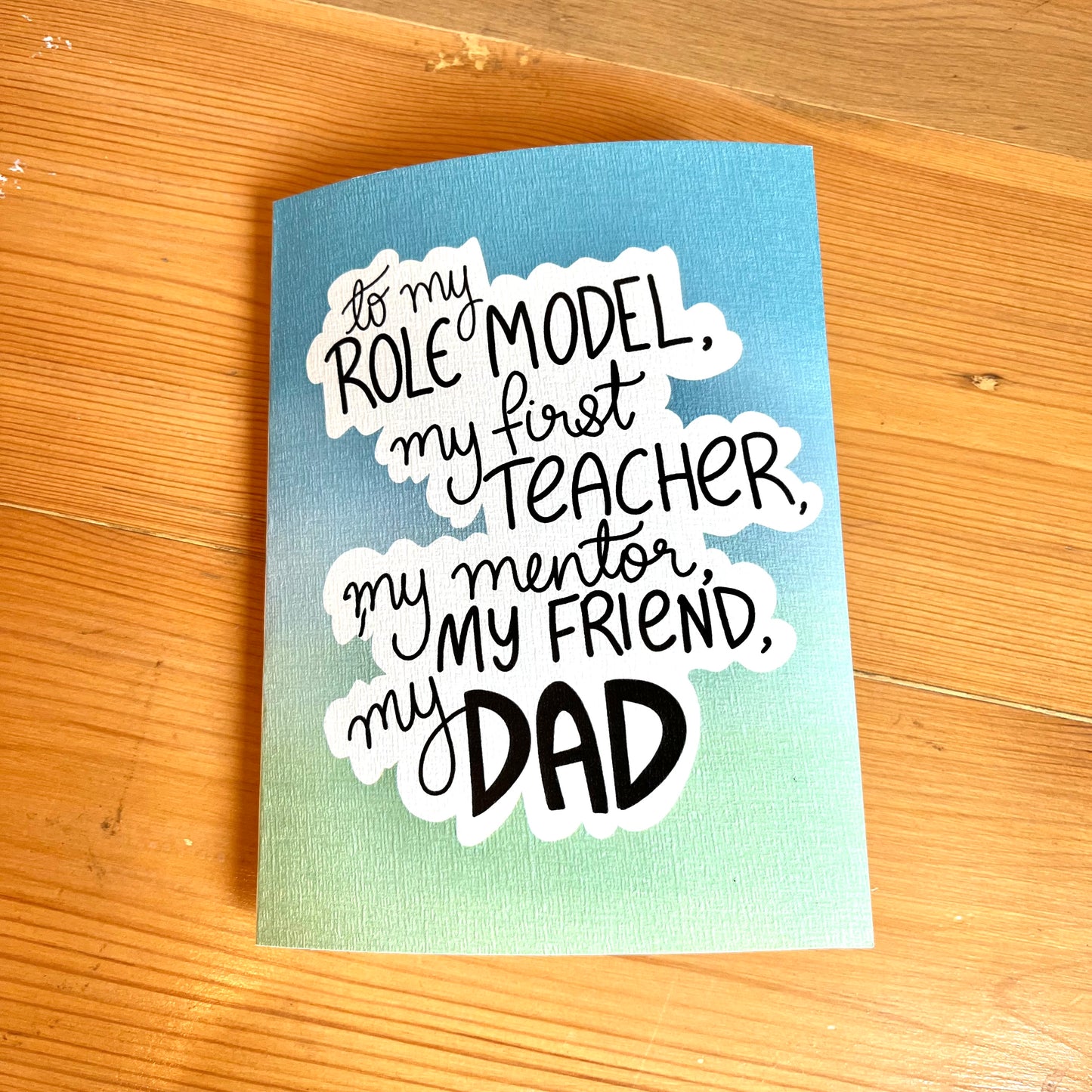 Deal 1: Dad Acrylic Award + Card