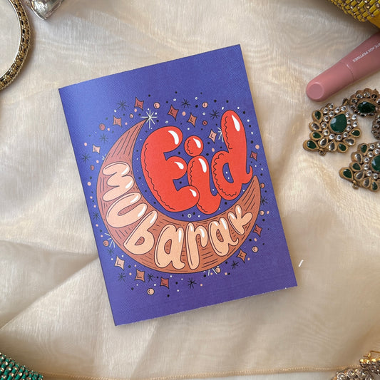 Eid Mubarak Moon Card