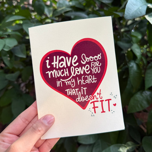So Much Love Card
