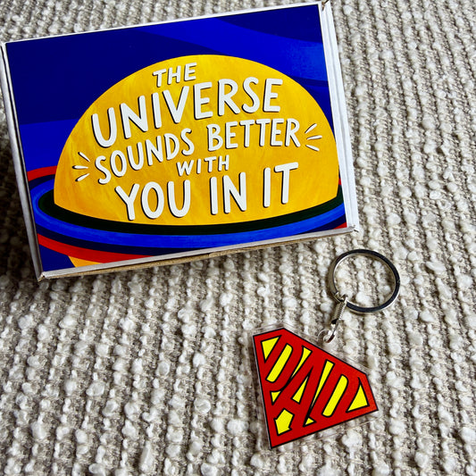 Superdad Keychain