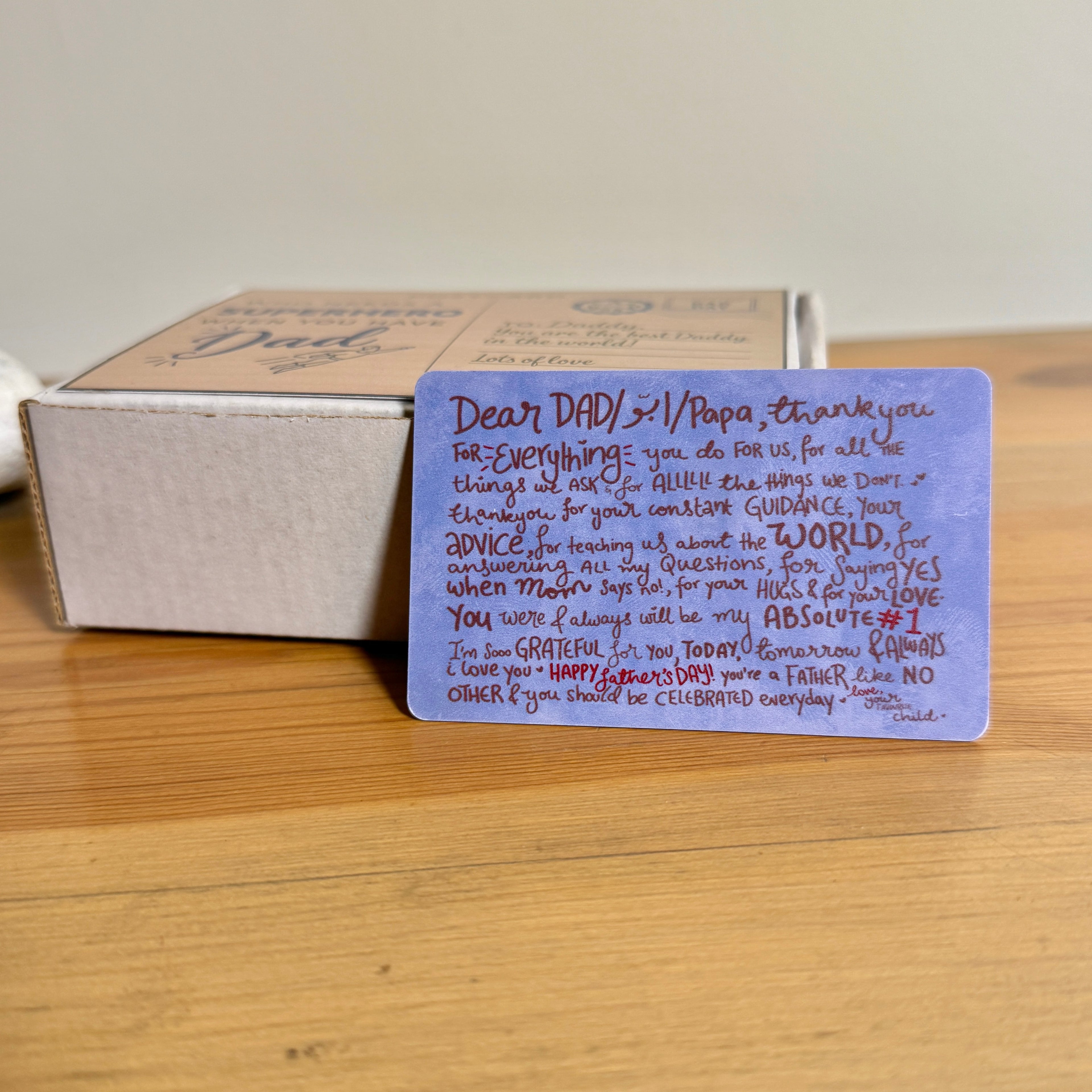 Dad's Camera Wallet Card