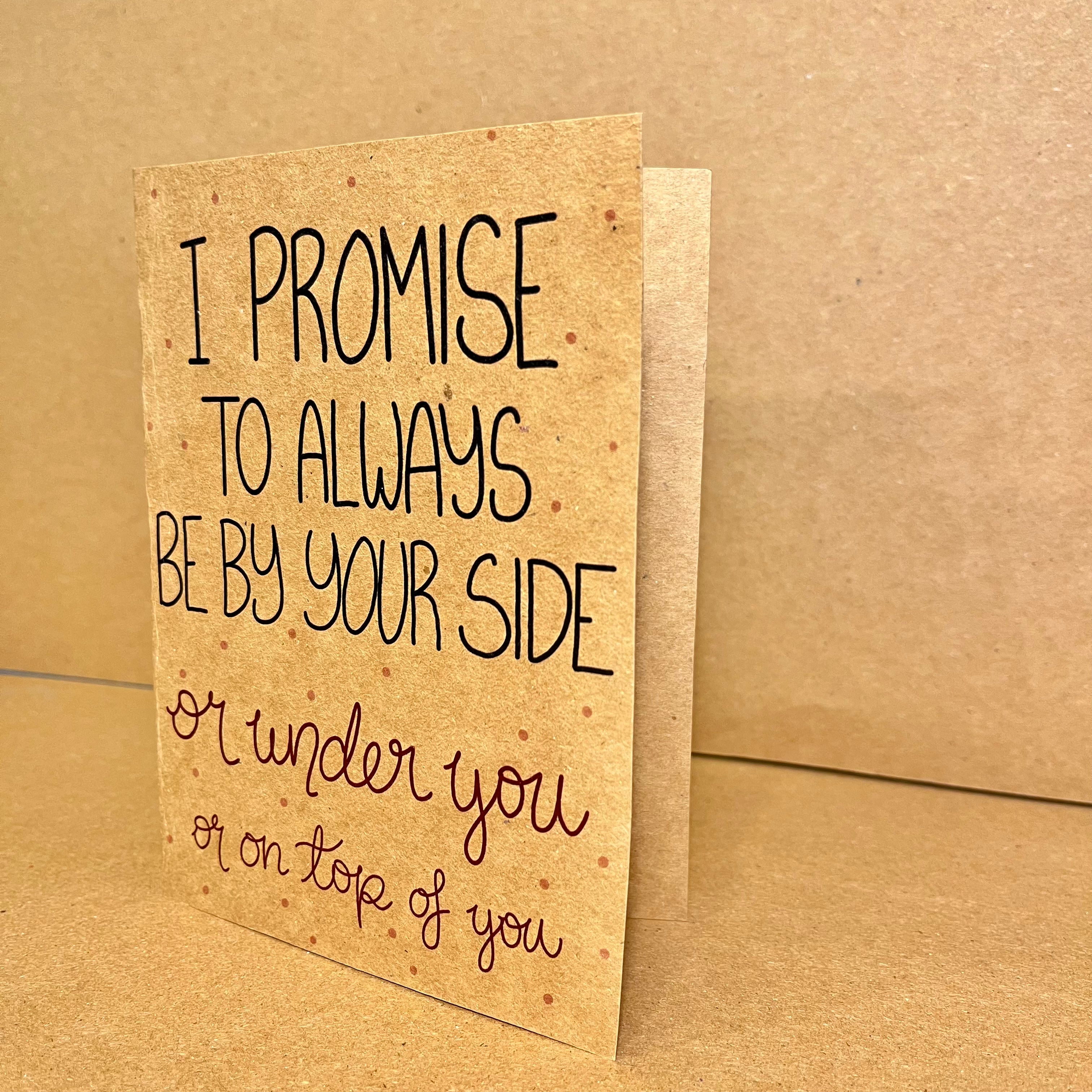 I Promise To Always Card